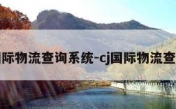 国际物流查询系统-cj国际物流查询