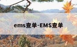 ems查单-EMS查单